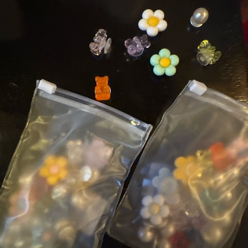 Charming Floral and Bear Bead Set for Kids